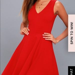 Lulus Red Dress, brand new